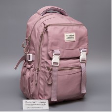 Рюкзак школьный, темно-розовый однотонный, арт. 8202-4